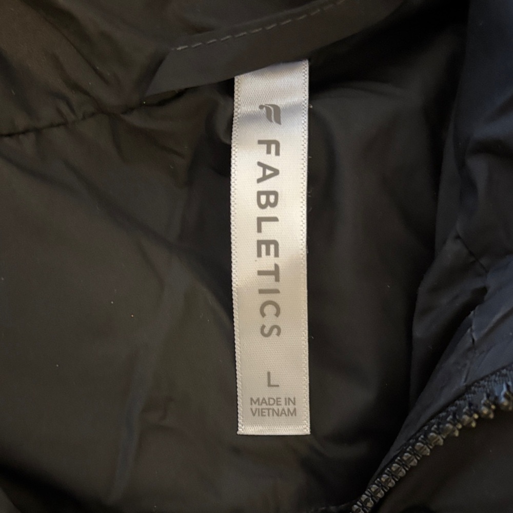 Fabletics Black Puffer Jacket - image 4
